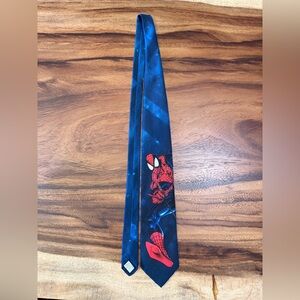 Vintage Spider-Man Ralph Marlin Red and Blue Tie 1995
